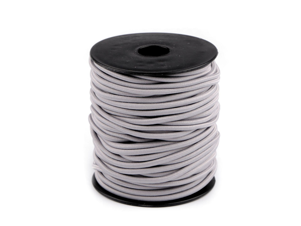 Elastic rotund ø3 mm - Gri deschis (25 Metri)