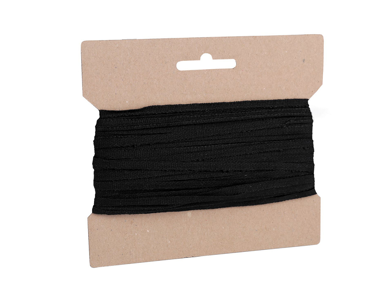 Banda / snur din bumbac latime 6 mm - Alb (450 Metri)