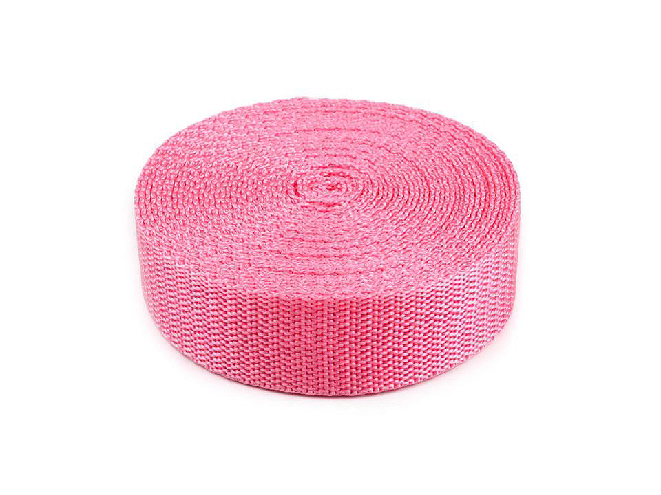 Chingă polipropilenă, lățime 20 mm - Roz (25 Metri)