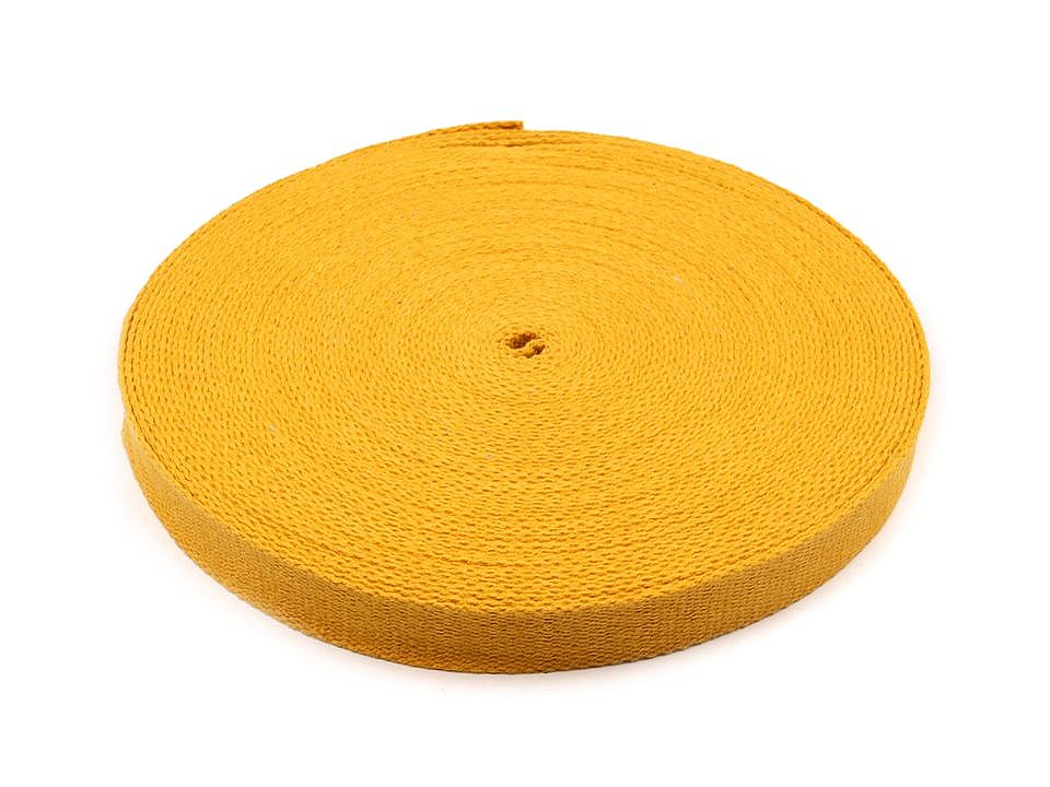 Chingă bumbac, lățime 25 mm - Bleu gheață (25 Metri)