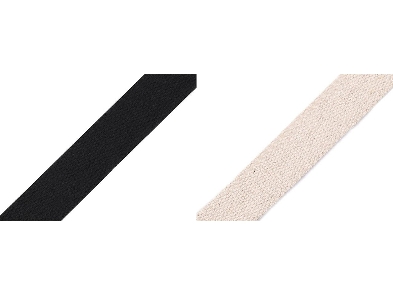 Chingă bumbac, lățime 25 mm - Bleu gheață (25 Metri)