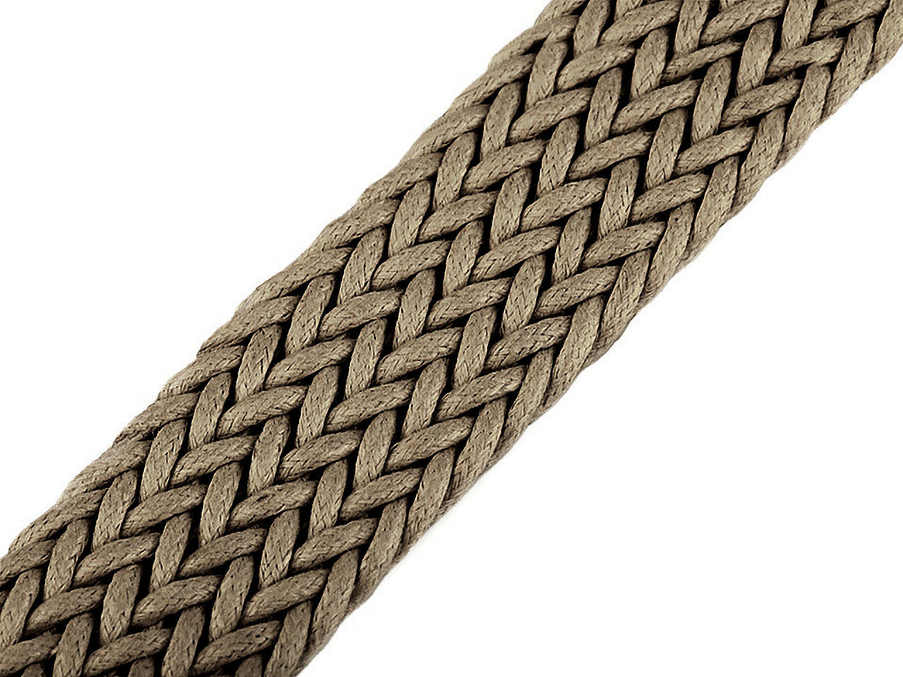 Chingă împletită, lățime 32 mm - Ecru deschis (1 Metru)