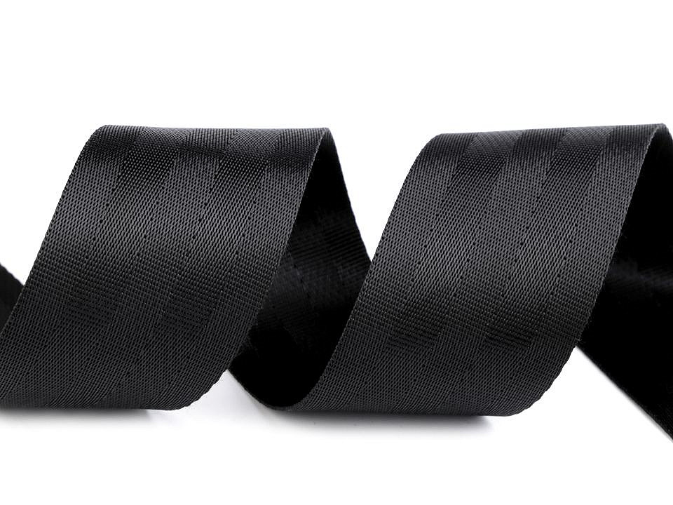 Chingă neteda dublă față, lățime 50 mm - Maro (1 Metru)