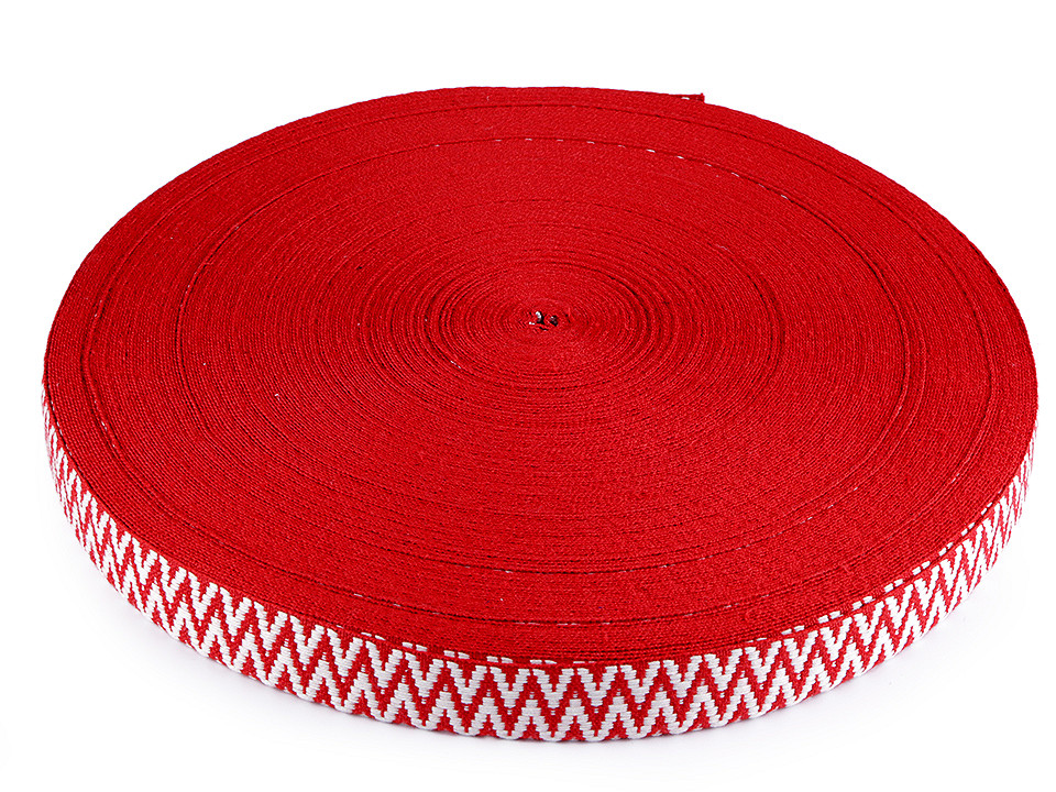 Chingă poliester, față dublă, lățime 38 mm - Maro (1 Metru)