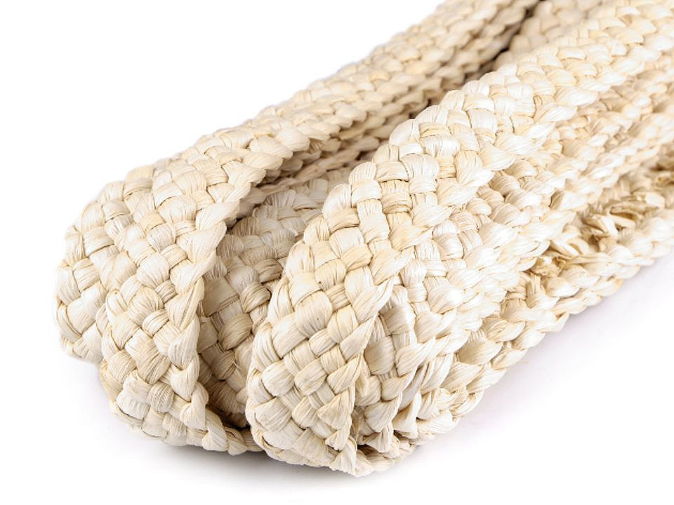 Chingă din pănuşi de porumb, lățime 30-35 mm - Natur (1 Metru)