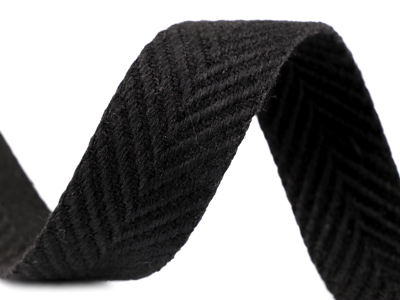 Chingă față dublă, lățime 38 mm - Gri închis (1 Metru)