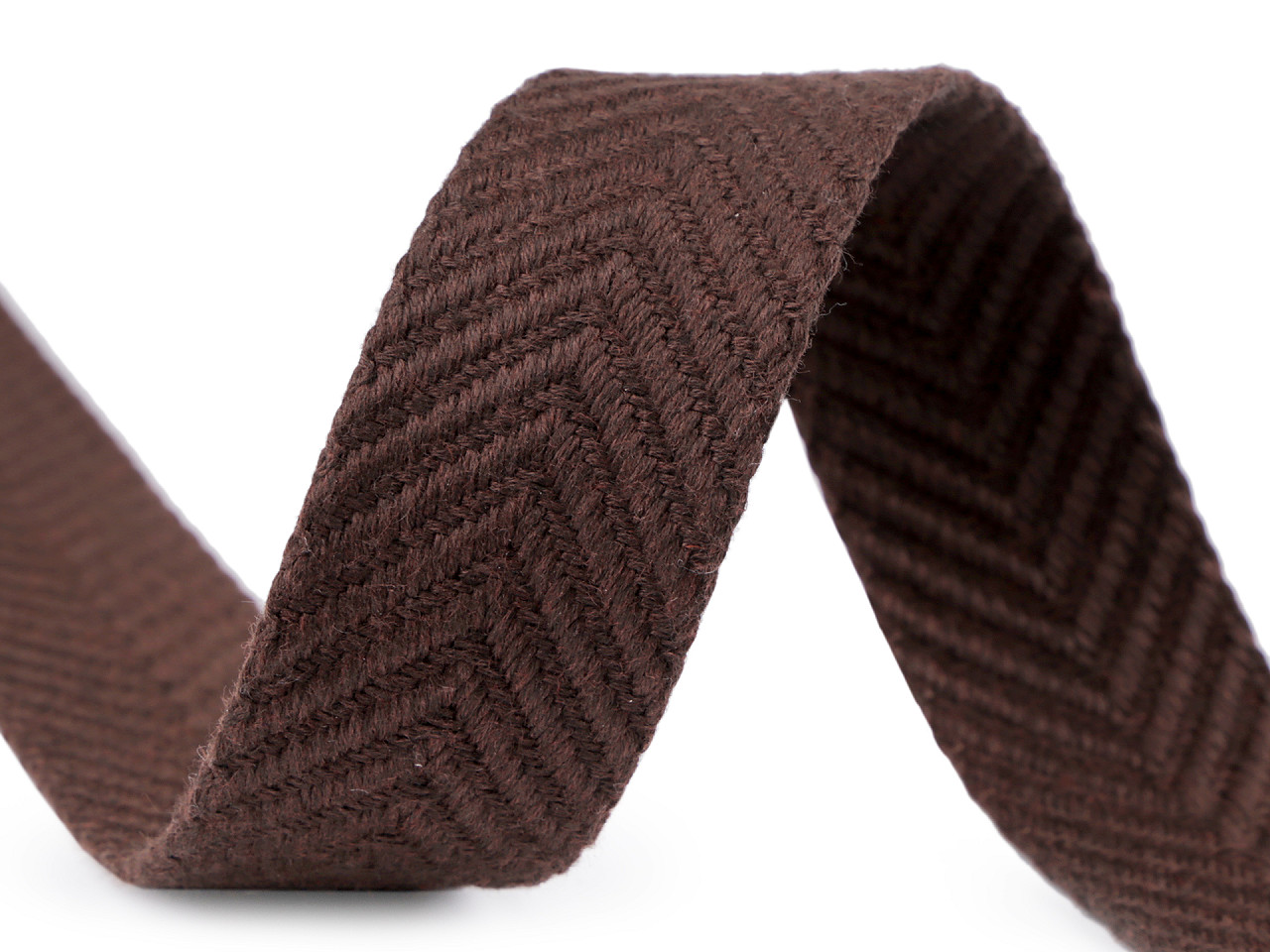 Chingă față dublă, lățime 38 mm - Gri închis (1 Metru)