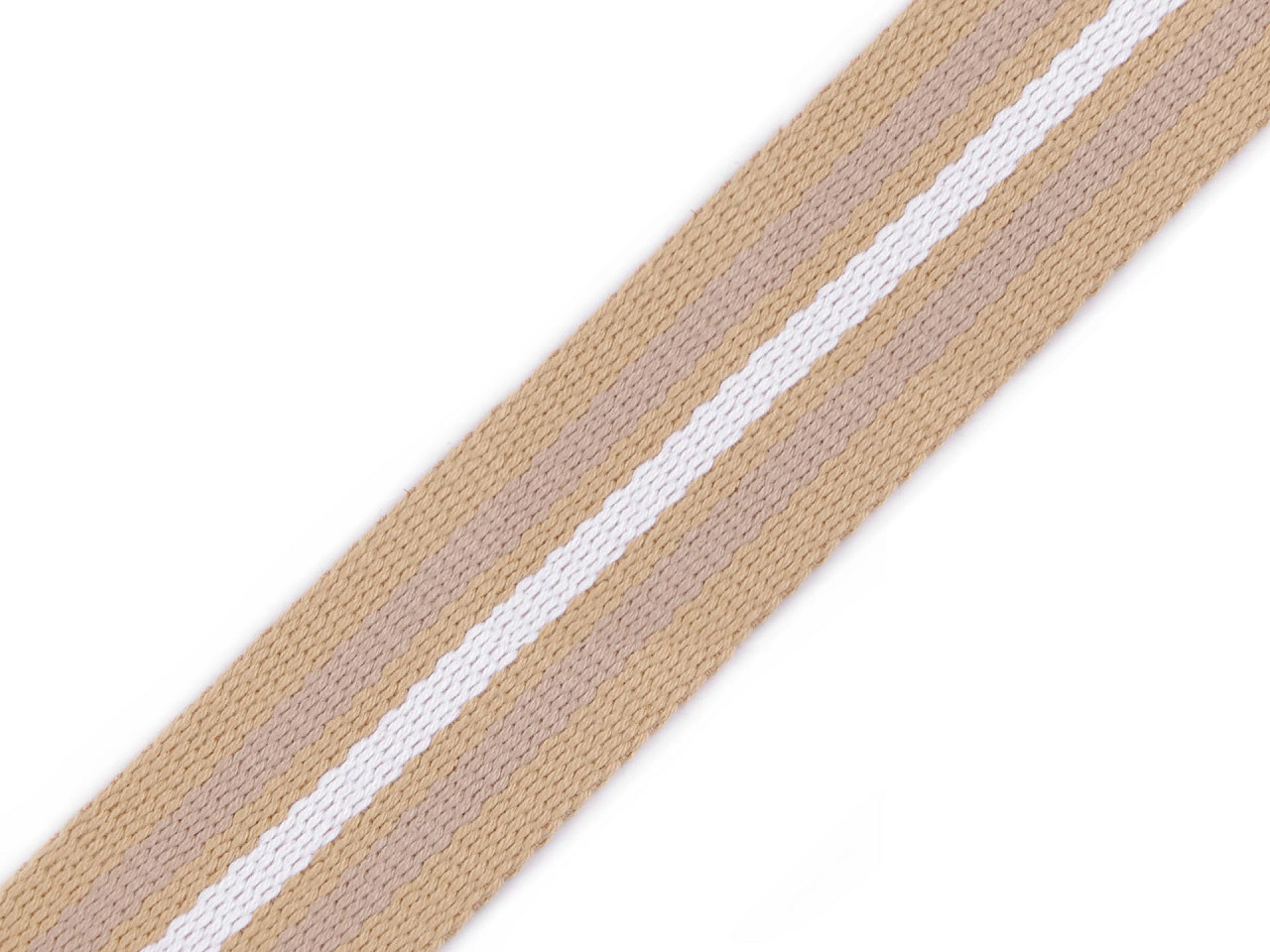 Chingă față dublă, lățime 38 mm - Bej (1 Metru)