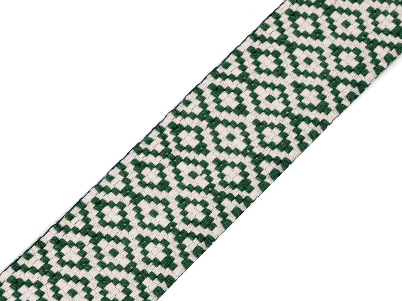 Chingă cu două fețe 50 mm - Verde (1 Metru)