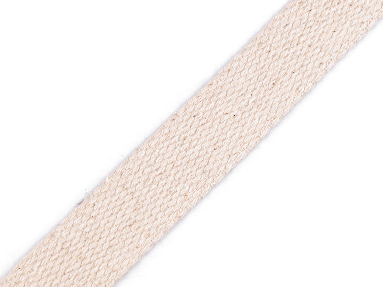 Chinga bumbac latime 20 mm - Alb (25 Metri) Chinga bumbac latime 20 mm - Alb (25 Metri)