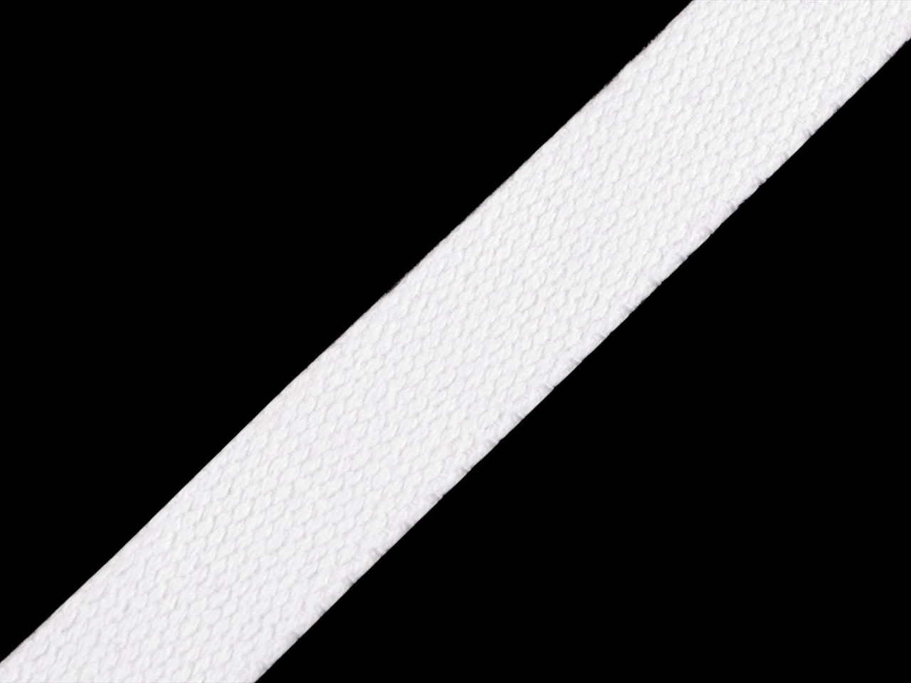 Chinga bumbac latime 20 mm - Alb (25 Metri) Chinga bumbac latime 20 mm - Alb (25 Metri)