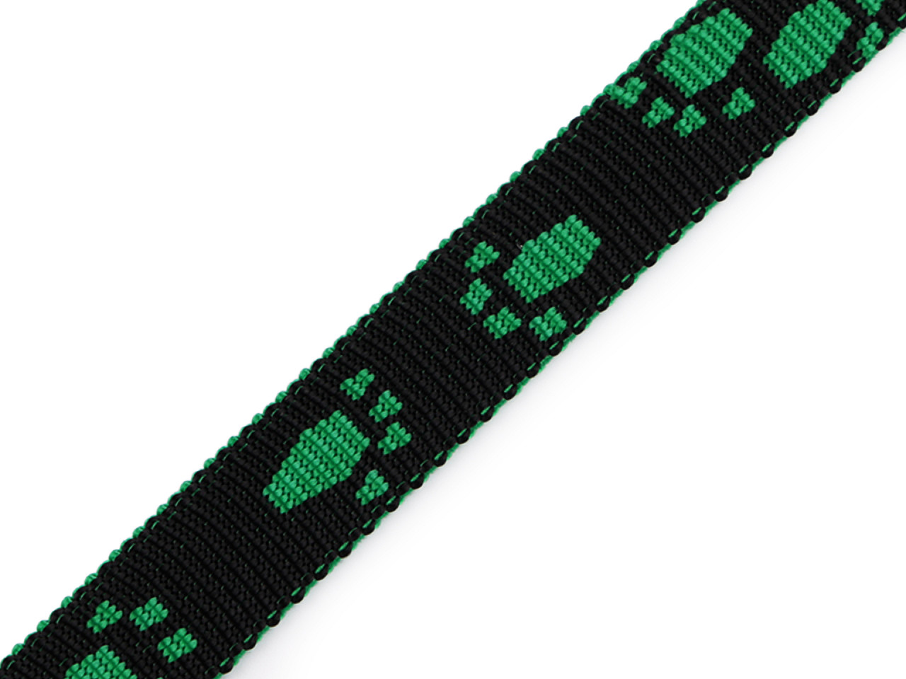 Chingă din polipropilenă pentru lesă latime 15 mm - Verde (1 Metru)