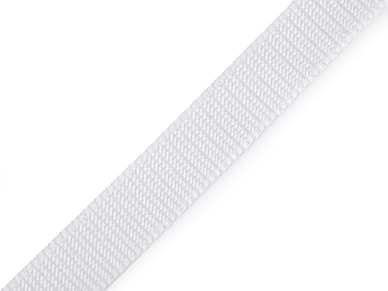 Chinga polipropilena, latime 20 mm - Alb (25 Metri)