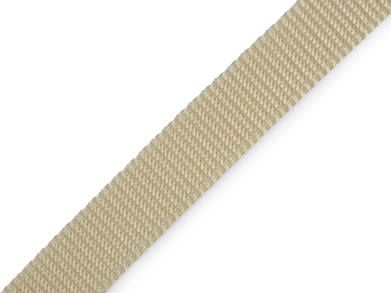 Chinga polipropilena, latime 20 mm - Alb (25 Metri)