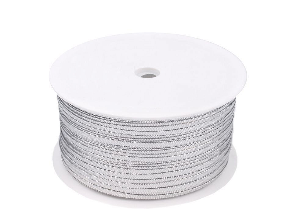 Şnur plat lurex, gol în interior, lățime 2,5 mm - Auriu (200 Metri) Şnur plat lurex, gol în interior, lățime 2,5 mm - Auriu (200 Metri)