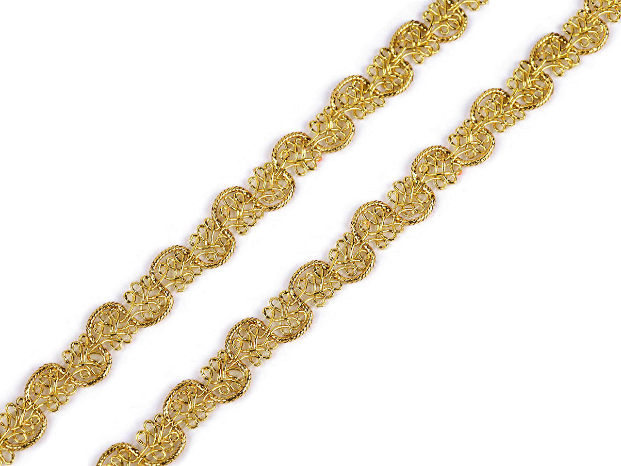 Galon decorativ cu fir metalic - Argintiu (18 Metri)