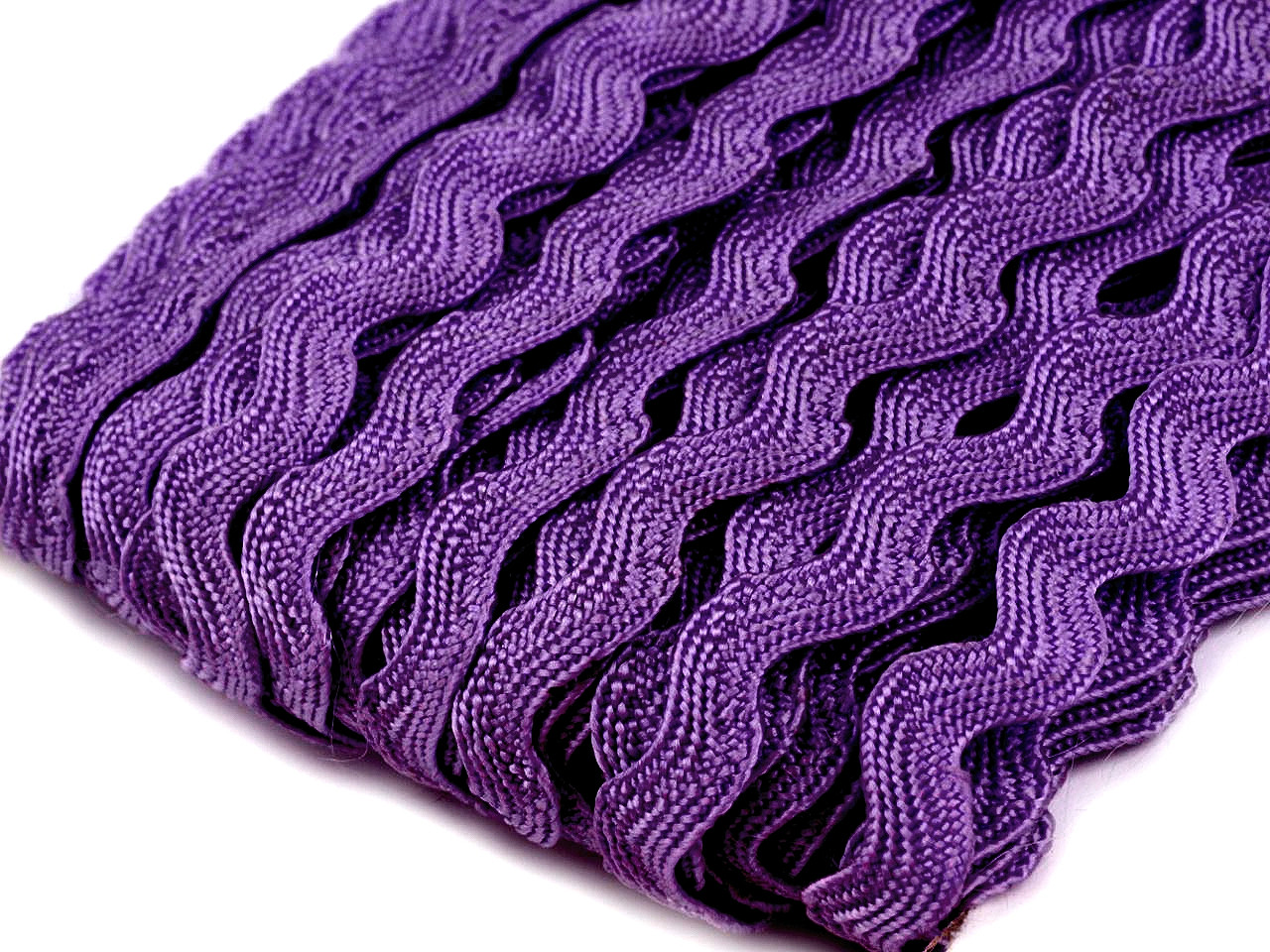 Bandă zig-zag, lățime 5 mm - Roz deschis (30 Metri)