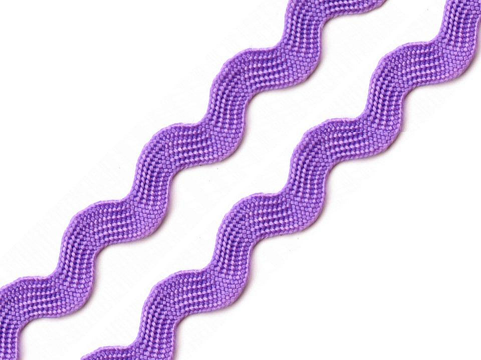 Bandă zig-zag, lățime 5 mm - Roz deschis (30 Metri)