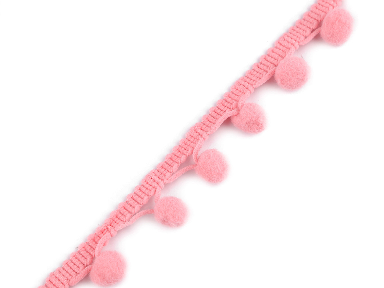 Bandă cu ciucuri, lățime 20 mm - Galben vanilie (1 Metru)