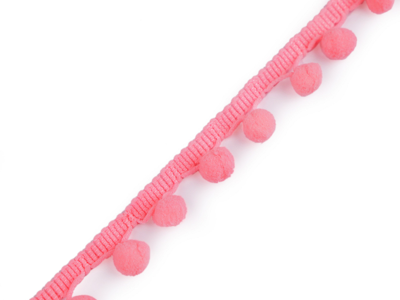 Bandă cu ciucuri, lățime 20 mm - Galben vanilie (1 Metru)