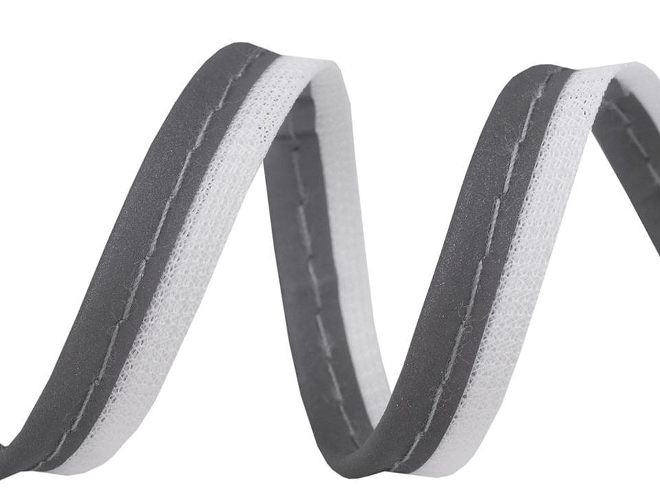 Paspoal / vipușcă, lățime 10 mm - Negru (1 Metru)