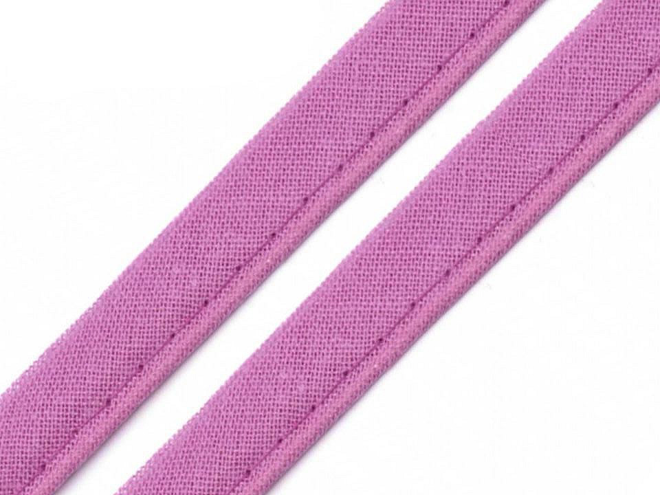 Paspoal / vipușcă bumbac, lățime 12 mm - Ecru deschis (50 Metri)