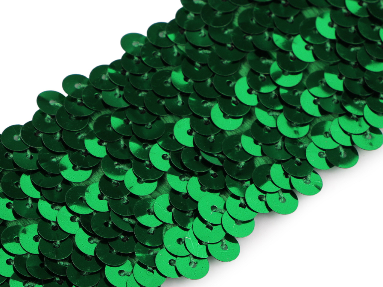 Bandă elastică cu paiete, lățime 45 mm - Auriu (1 Metru)