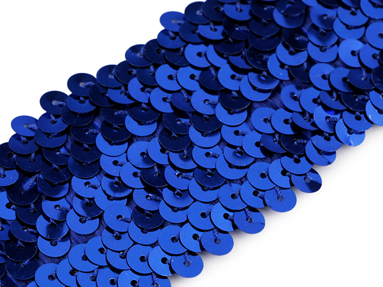 Bandă elastică cu paiete, lățime 45 mm - Auriu (1 Metru)