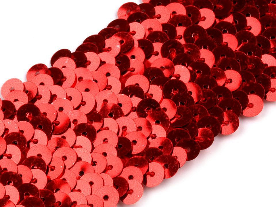 Bandă elastică cu paiete, lățime 45 mm - Auriu (1 Metru)