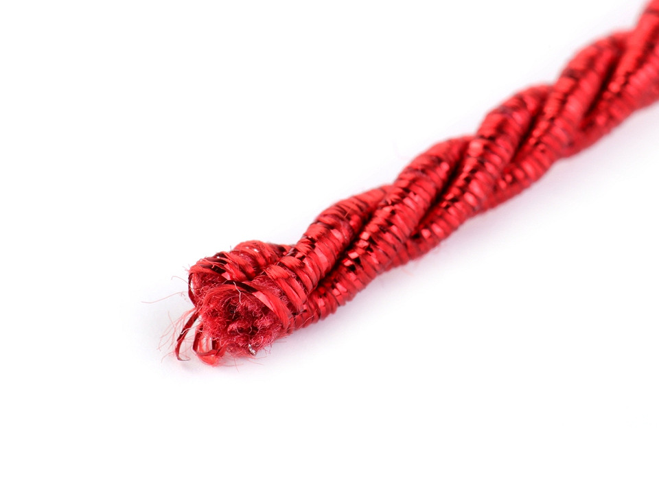 Șnur răsucit lurex, ø3 mm - Argintiu (20 Metri)