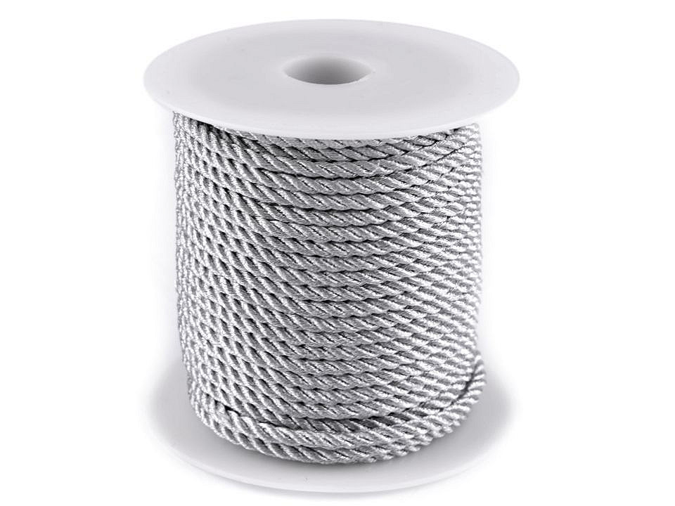 Șnur răsucit lurex, ø2,5 mm - Auriu (20 Metri)