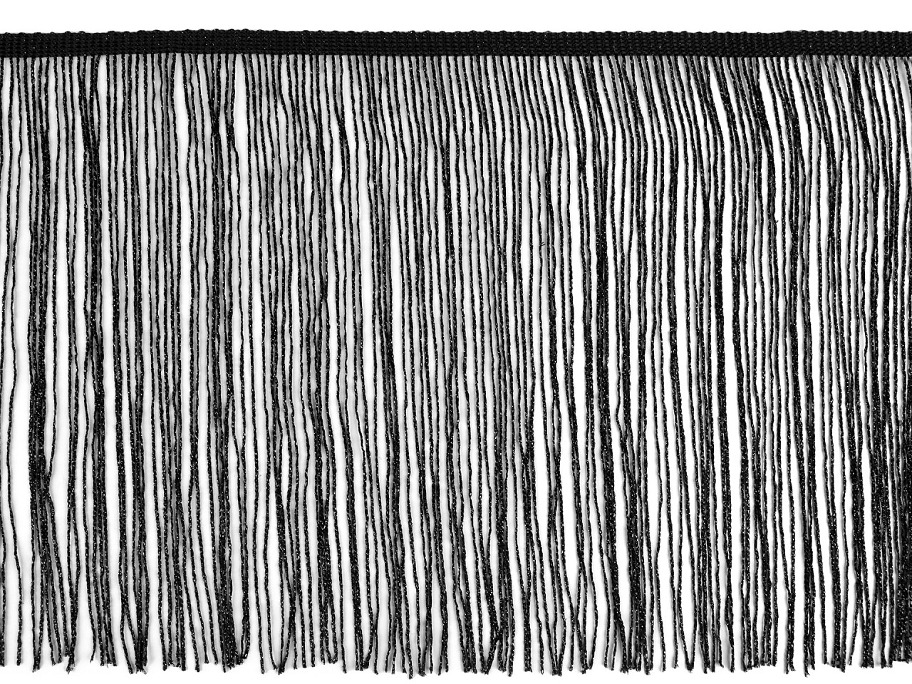 Franjuri cu fir lame, lățime 25 cm - Auriu deschis (1 Metru)