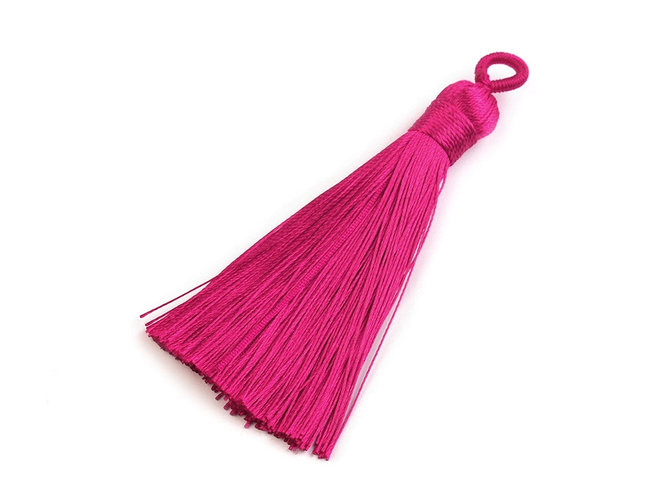 Ciucuri decorativi, diverse culori, 8 cm - Violet (1 Bucată)