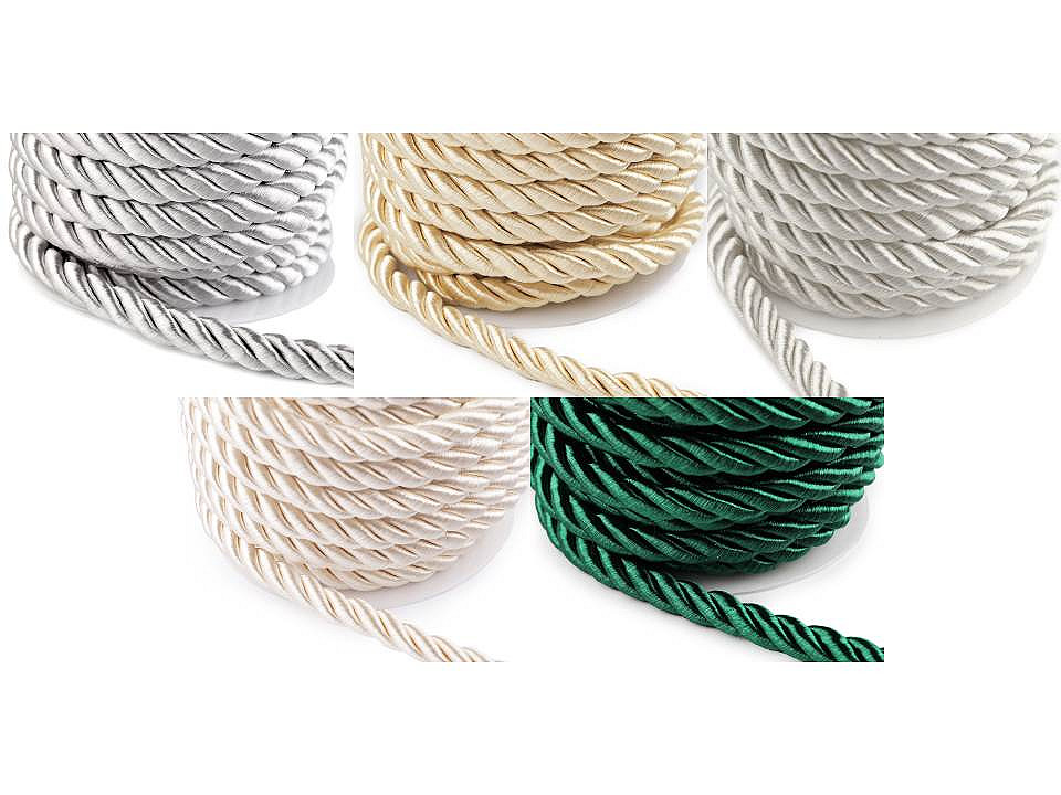 Șnur răsucit, ø10 mm - Maro bronz (10 Metri)