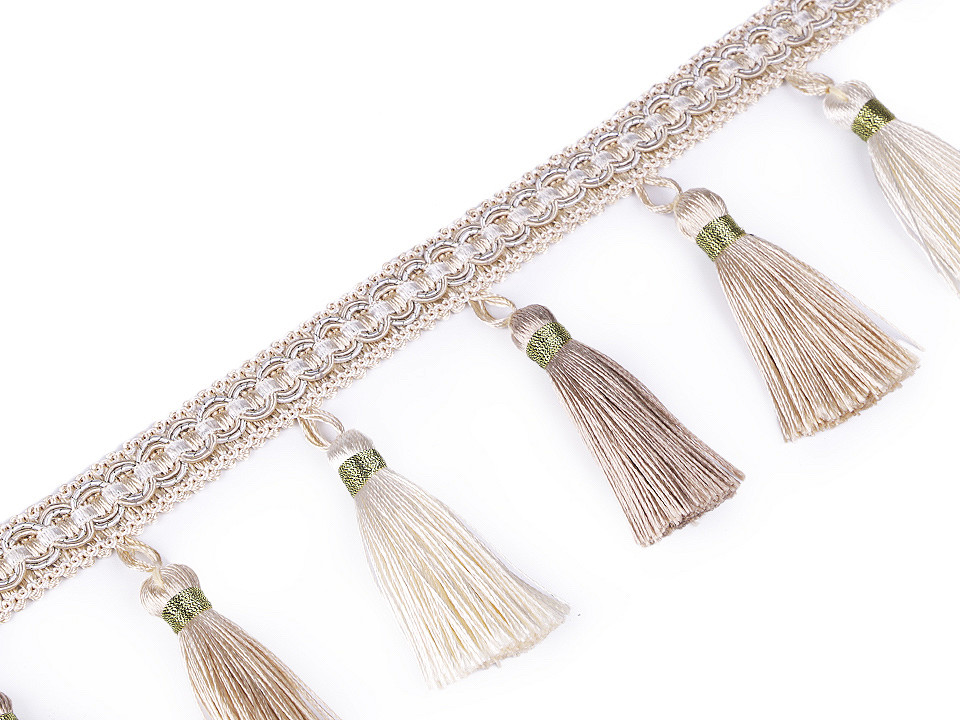 Bandă cu franjuri, lățime 695 mm - Bordo (1 Metru)