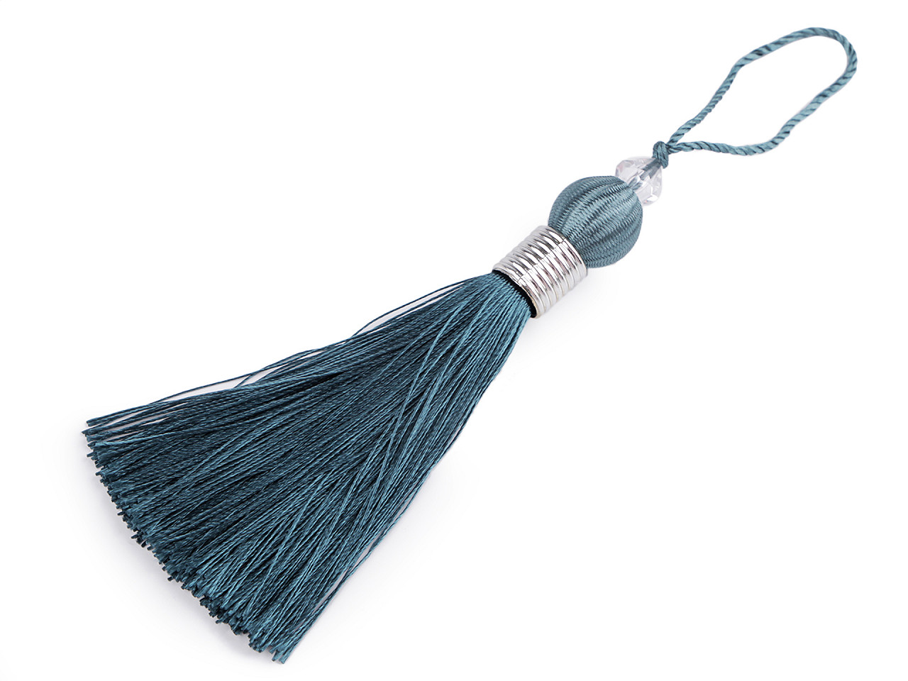 Ciucuri decorativi, 24 cm - Negru (1 Bucată)