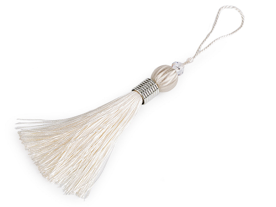 Ciucuri decorativi, 24 cm - Negru (1 Bucată)