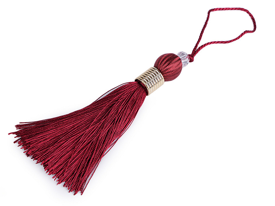 Ciucuri decorativi, 24 cm - Negru (1 Bucată)