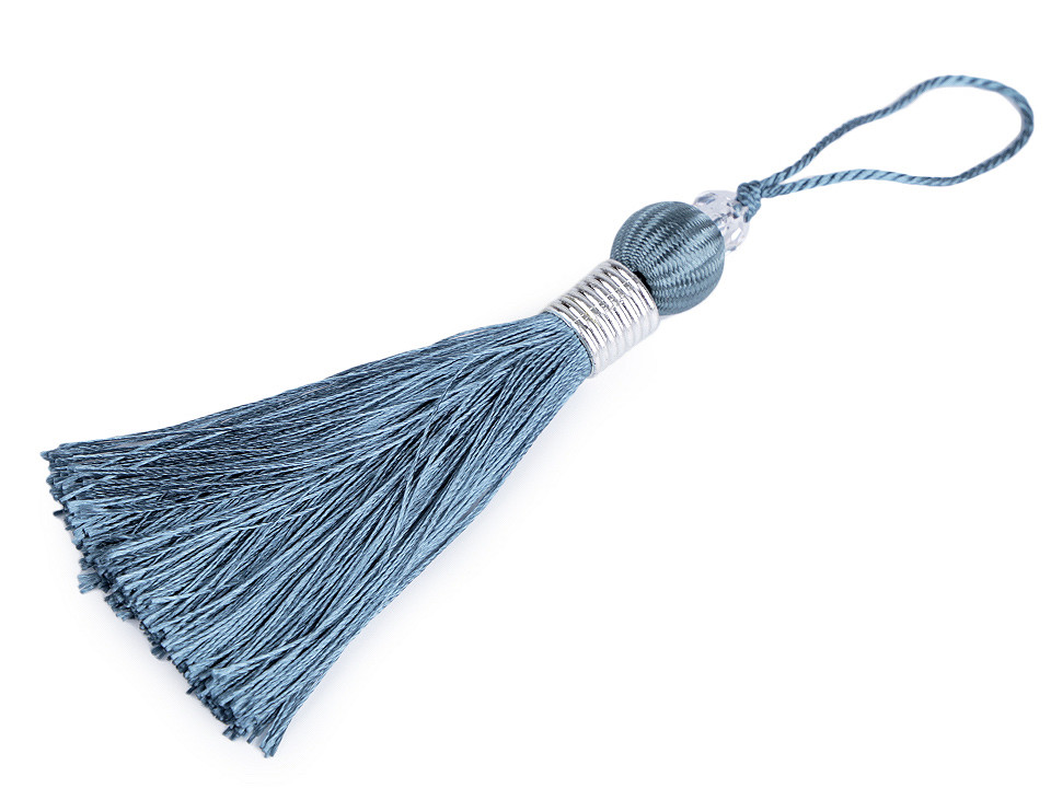 Ciucuri decorativi, 24 cm - Negru (1 Bucată)