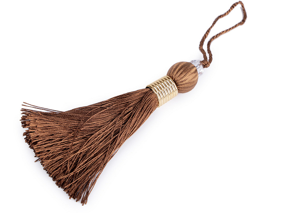 Ciucuri decorativi, 24 cm - Negru (1 Bucată)