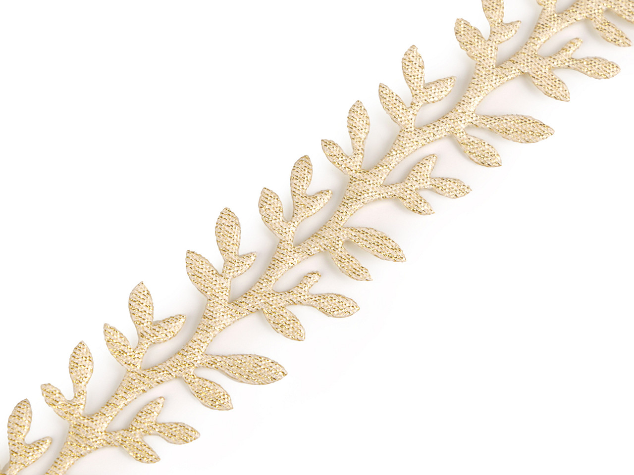 Bandă decorativă cu frunze din satin, lățime 24 mm - Argintiu (27 Metri) Bandă decorativă cu frunze din satin, lățime 24 mm - Argintiu (27 Metri)