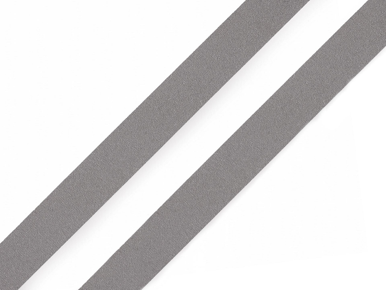 Bandă reflectorizantă de cusut  10 mm - Gri neutral (100 Metri)