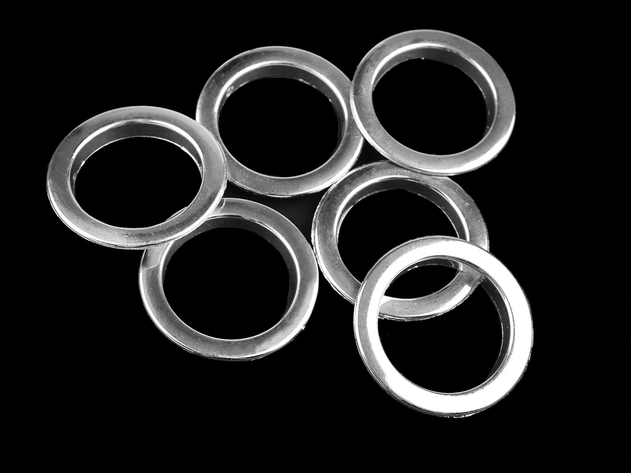 Rejansă perdele cu ocheți capsabili. 75 mm - Alb (1 Metru)