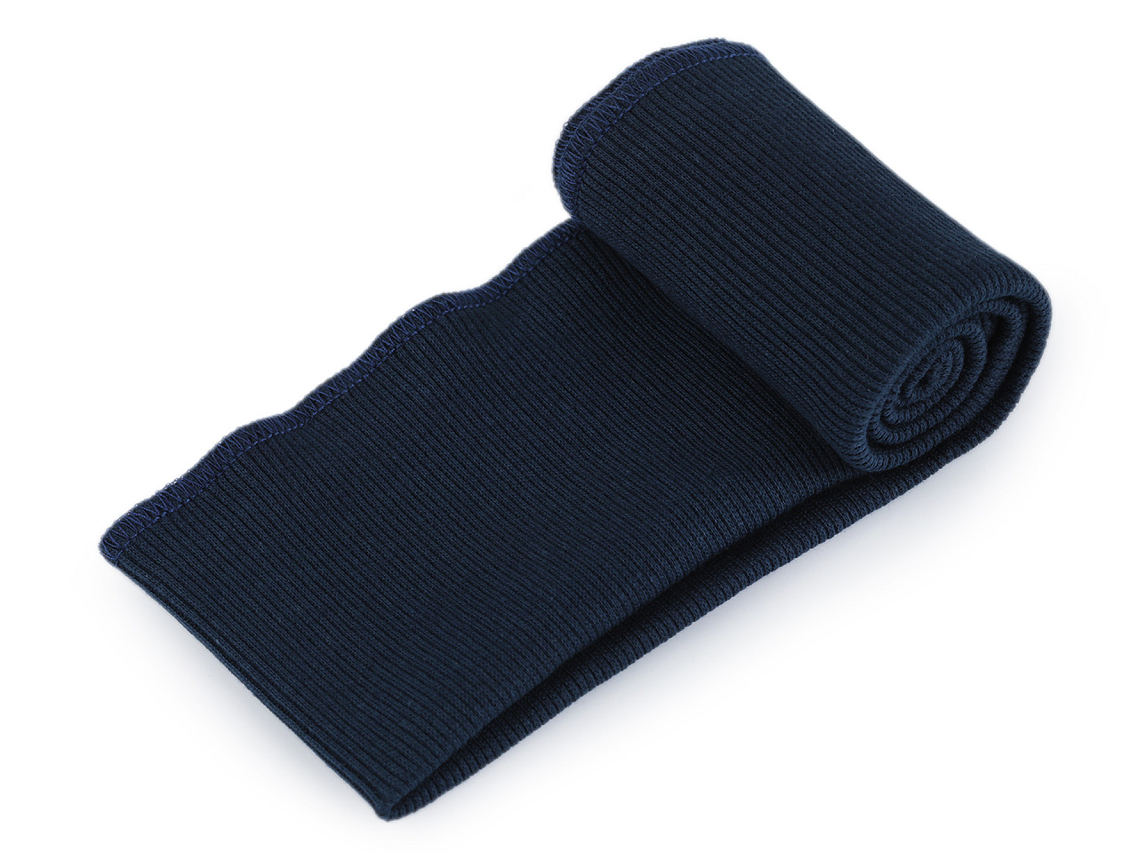 Betelie / bandă tricot elastic,  8x80 cm - Gri închis (1 Bucată)