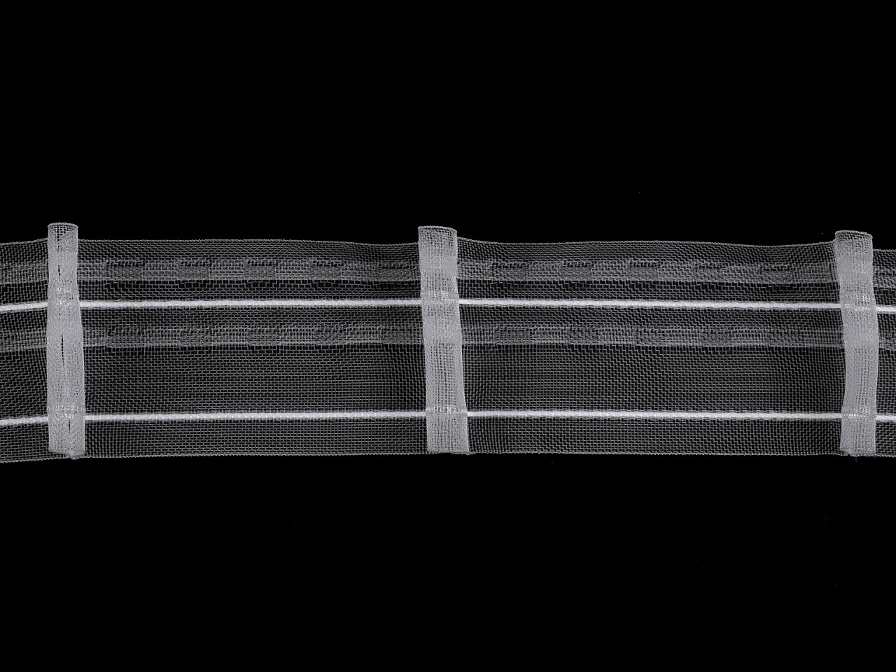Rejansă perdele lățime  50 mm - Transparent (50 Metri)
