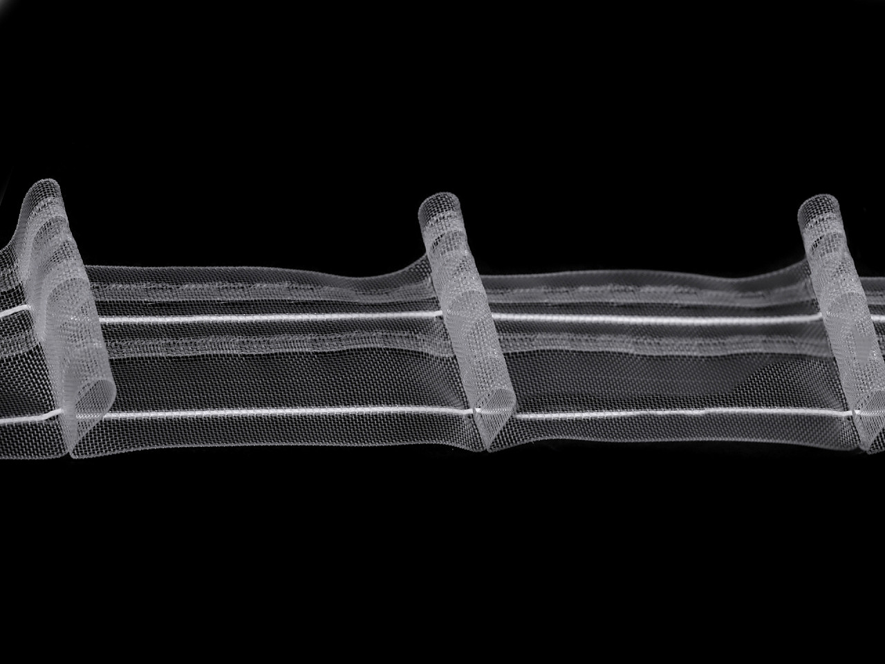 Rejansă perdele lățime  50 mm - Transparent (50 Metri)