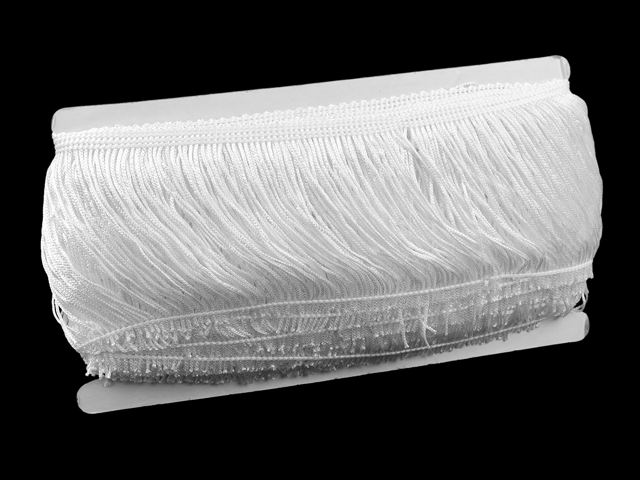 Franjuri lucioase 10 cm - Alb (1 Metru)