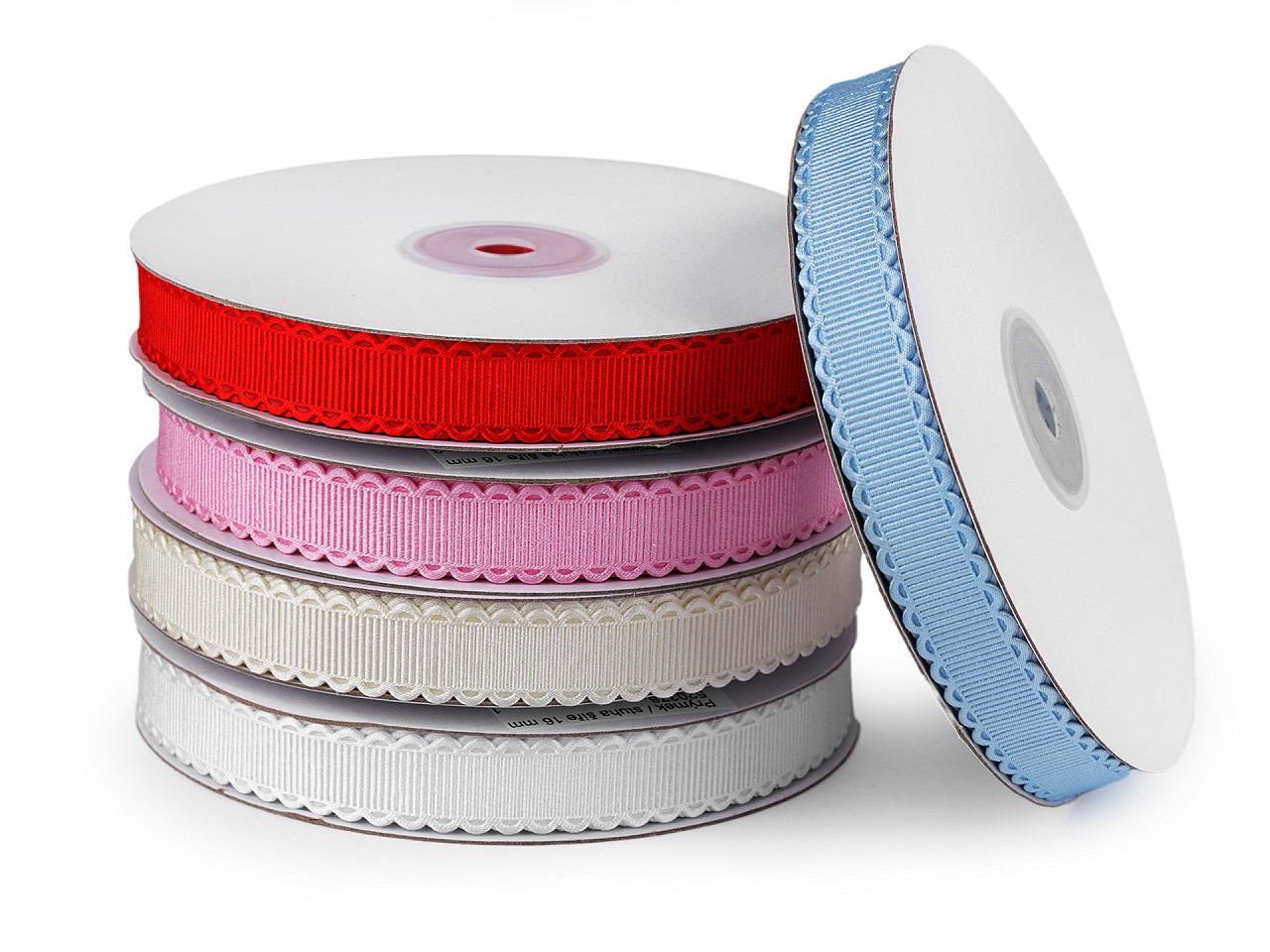 Galon din satin / panglica latime 16 mm - Crem deschis (1 Metru)