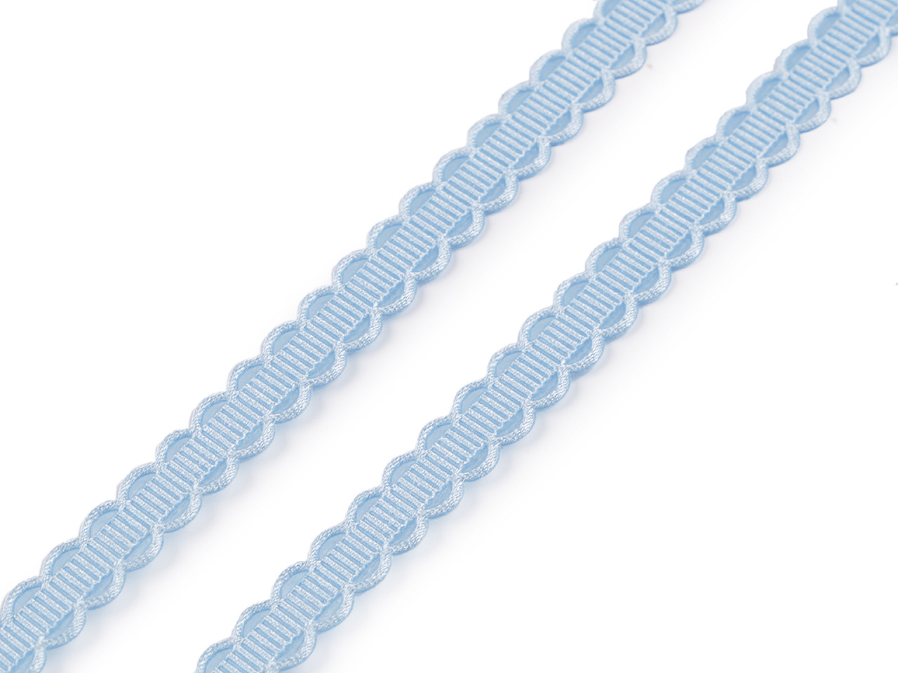 Galon din satin / panglica latime 10 mm - Roz deschis (1 Metru)