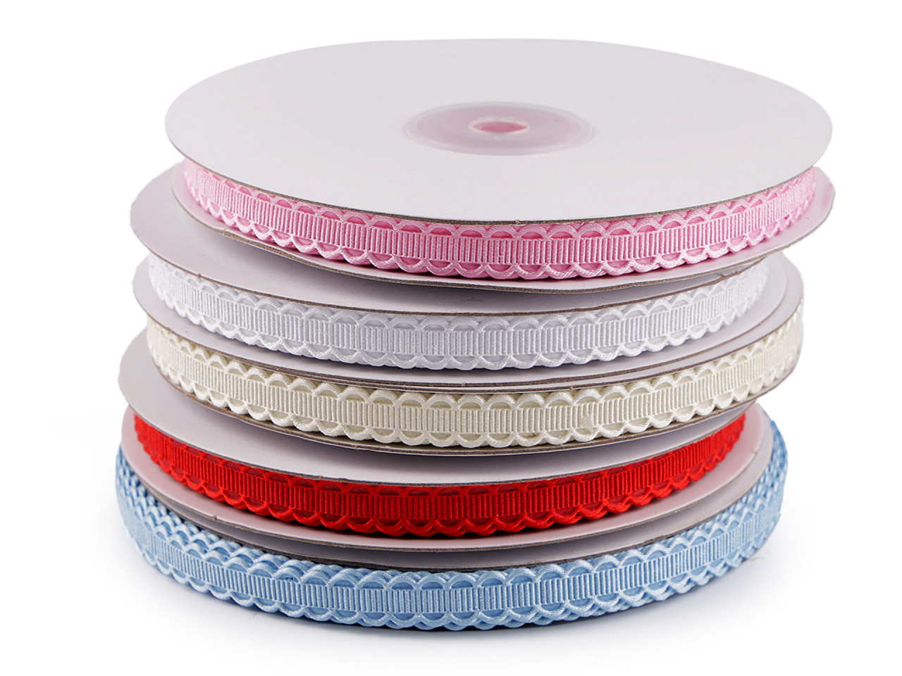 Galon din satin / panglica latime 10 mm - Roz deschis (1 Metru)